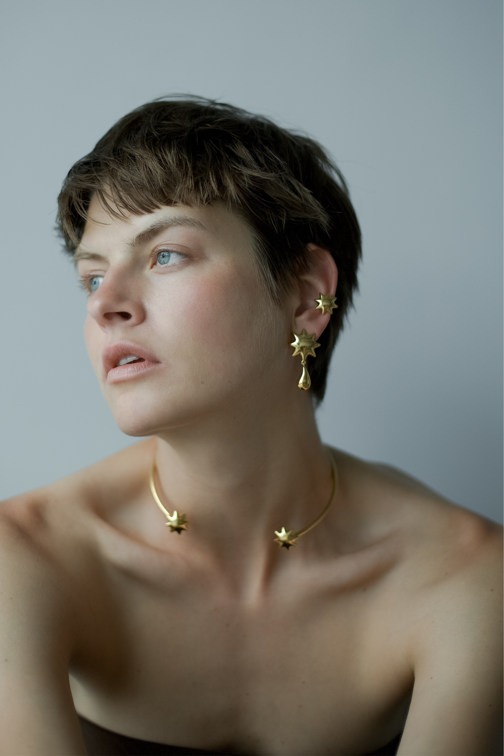 Chichek Earrings Gold