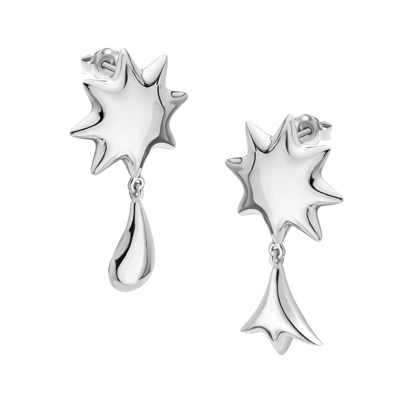 Chichek Earrings Silver