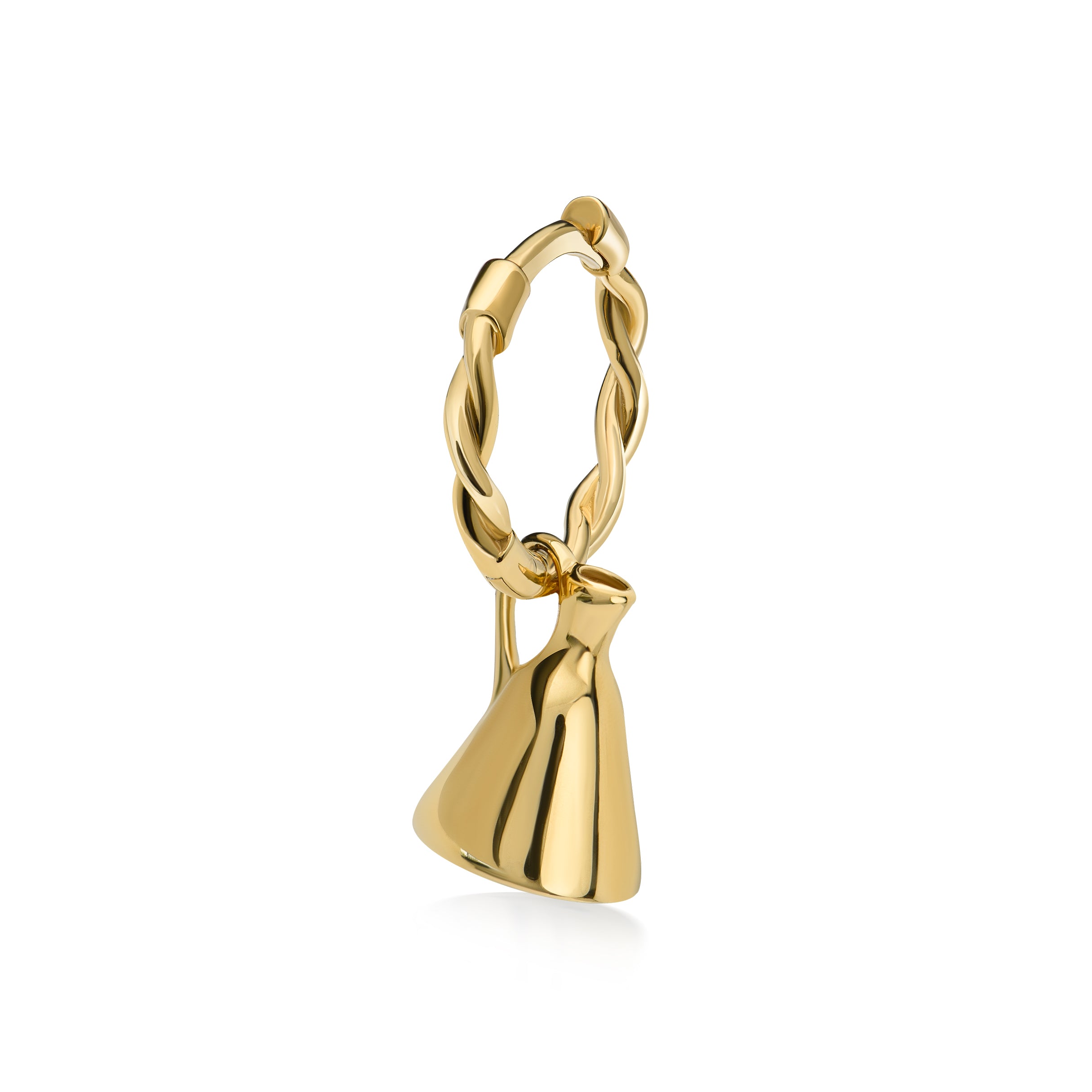 Jug Mono Earring Gold