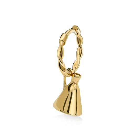 Jug Mono Earring Gold