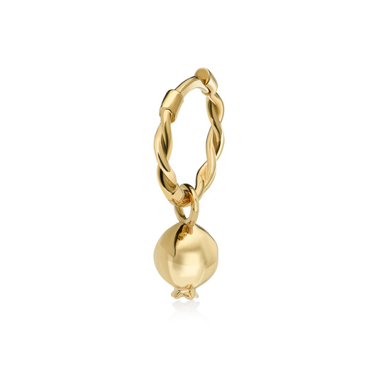 Pomegranate Mono Earring Gold