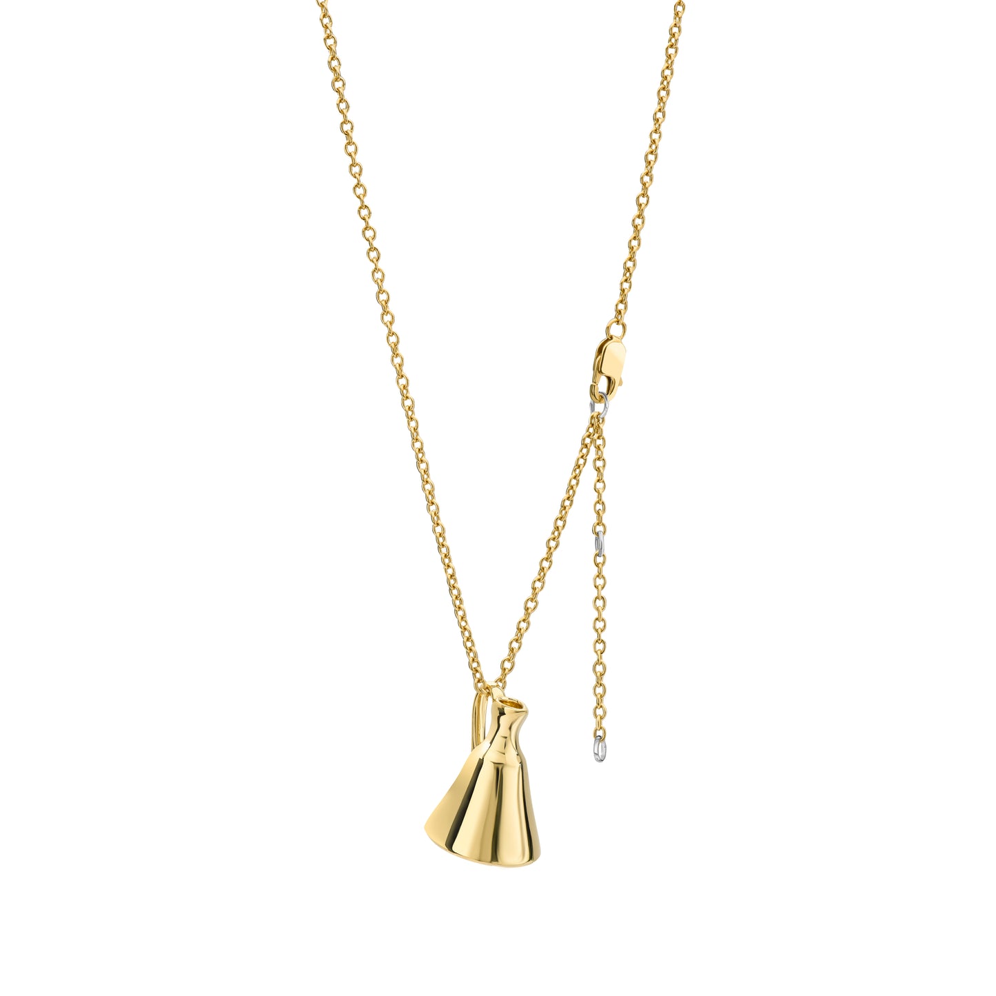 Gold Jug Pendant On Chain