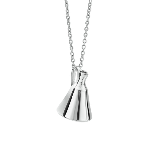 Silver Jug Pendant On Chain